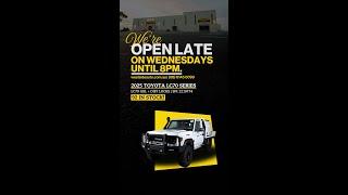 Convenience just got better! Westside Auto is open late on Wednesdays until 8 PM.