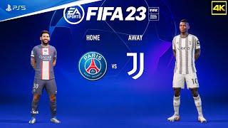 FIFA 23 - PSG Vs Juventus - UEFA Champions League | PS5™ [4K 60FPS ] Next Gen