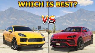 Gta 5 (Which Is Best?) Porsche Cayenne S VS Lamborghini Urus