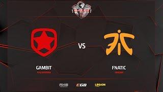 Gambit vs fnatic, map 2 inferno, PGL Major Kraków 2017