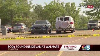 Body found inside van at Williston Walmart