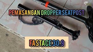 Review, Pemasangan Dropper Seatpost FASTACE 30.9×440 Center Wiring