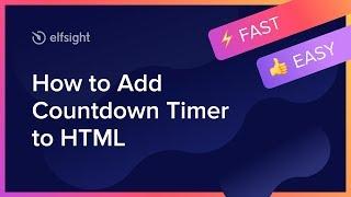 How to Add Countdown Timer to HTML website