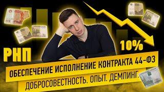 Обеспечение Контракта (ОИК). АнтиДемпинг. Добросовестность. Опыт.