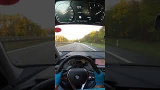 2021 BMW 118i F40 acceleration on the German Autobahn #shorts