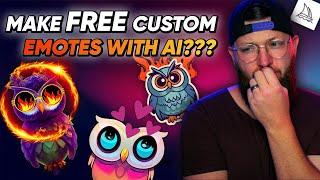 Use AI Art to Make Custom FREE Emotes! | [Canva for Streamers Tutorial]