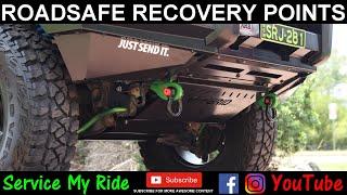 INSTALL ROADSAFE RECOVERY POINTS MN Triton plus bash plates