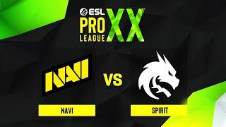 NAVI проти Spirit | ESL Pro League Season 20