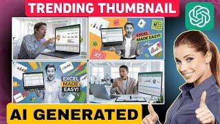 How To Create thumbnails using Al & ChatGPT for free | Youtube thumbnail tutorial