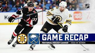 Bruins @ Sabres 12/27 | NHL Highlights 2023