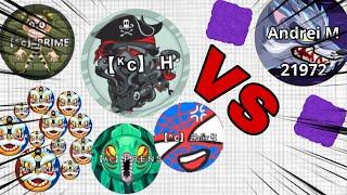 Andrei M VS KC Clan! (Agar.io mobile)