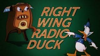 Donald Duck Meets Glenn Beck in Right Wing Radio Duck