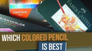 Faber-Castell POLYCHROMOS vs Prismacolor PREMIER vs Caran D'ache LUMINANCE | Colored Pencil Review