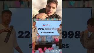 MRBEAST 2M subscribe react | #mrbeast #reaction #shorts #viralvideo