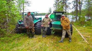 Поездка в лес на 7 дней на каракате.Рыбалка на самоловки и сети.Дальний кордон.Часть1