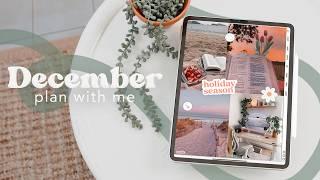  December Digital Plan with me | Pitaka Cases, + free sticker pack 