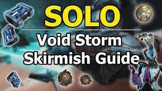 Warframe | SOLO Void Storm Skirmish Guide (Corrupted Holokeys)