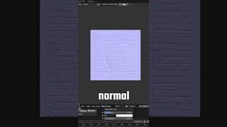 Instantly improve textures with normal maps #blender #blender3d #3dart