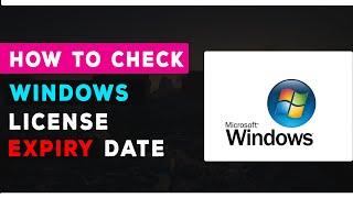 How to check Windows license expiry date in 2024 | How many types of Windows license