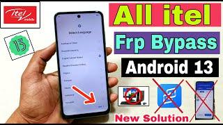 all itel frp bypass android 13 | new trick | no apk install, no xshare | all itel frp unlock 100% ok