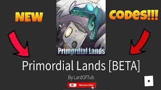 Roblox primordial lands: all working codes in 2020