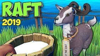 ПОЙМАТЬ И ПРИРУЧИТЬ КОЗЛА ЛЕГКО - ВЫЖИВАНИЕ НА ПЛОТУ - Raft #11