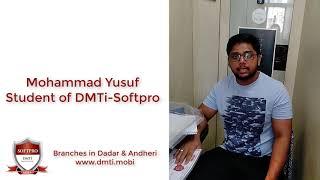 Testimonials from Students - DMTI SOFTPRO Testimonials