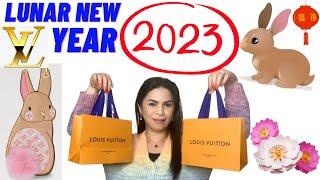 LOUIS VUITTON DOUBLE UNBOXING/LV LUNAR NEW YEAR 2023  BUNNY CHARM/ ONLINE ORDER