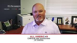 It's The Season at All American Chrysler Jeep Dodge Ram of Odessa!