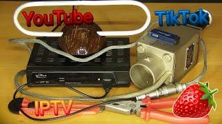 Satellite tuner YouTube, TikTok, IPTV