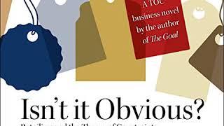 Isn’t it Obvious (Audiobook) by Eliyahu M. Goldratt - free sample