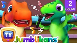 Musical Instruments Song with Jumblikans Dinosaurs + More ChuChuTV Toddler Learning Videos