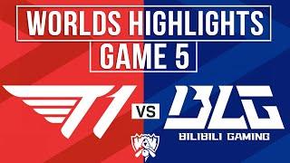 T1 vs BLG Highlights Game 5 | Worlds 2024 Grand final | T1 vs Bilibili Gaming