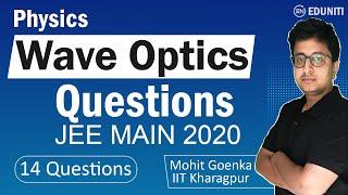 Wave Optics | JEE Main 2020 Solution | PYQ | JEE Physics | Mohit Goenka (IITKGP)