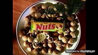 nestle nuts шоколад новогодняя 1997 реклама