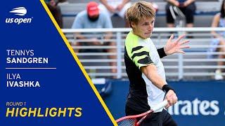 Tennys Sandgren vs Ilya Ivashka Highlights | 2021 US Open Round 1