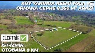 1891- SUSURLUK'TA RESMİ YOLA VE ORMANA CEPHE KÖYE 250 METRE MESAFEDE 8.350 M² ARAZİ