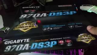 Gigabyte 970-A DS3P Unboxing