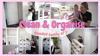 GIRLS ROOM MAKEOVER clean and organise. Combine two rooms into one!