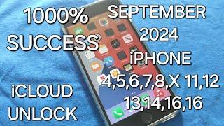 September 2024 iCloud Unlock iPhone 4/5/6/7/8/X/11/12/13/14/15/16 Locked to Owner without Computer