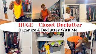 HUGE - Closet Declutter | Clean, Declutter & Organize With Me | Shyvonne Melanie TV