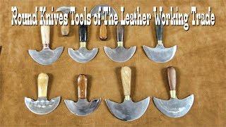 Round Knife - Round Knives Tools of The Leather Working Trade - for Leathercraft and Leatherworking