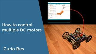 How to control multiple  DC motors with encoders