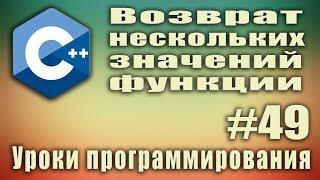 Возврат нескольких значений функции через указатели. Функция возвращает несколько значений.  #49