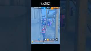 CS RANK 1VS4 GAMEPLAY #shorts #freefire #freefireshorts #gaming #viral #trandingsong