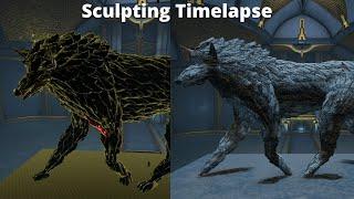 Warframe Dojo Time Lapse Tutorial: The Great Wolf - Sculpt