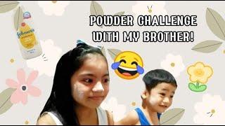 Powder Challenge w/my brother|Unnah Rzandraj