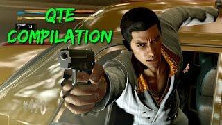 Yakuza 0 - QTE & Action Sequences Compilation