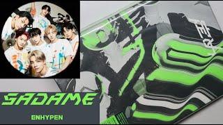Enhypen Sadame 定め Limited Edition B version Album Japanese HMV Benefit Sticker Photobook Unboxing