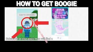 Roblox|SBFM(E)|HOW TO GET BOOGIE GLOVE